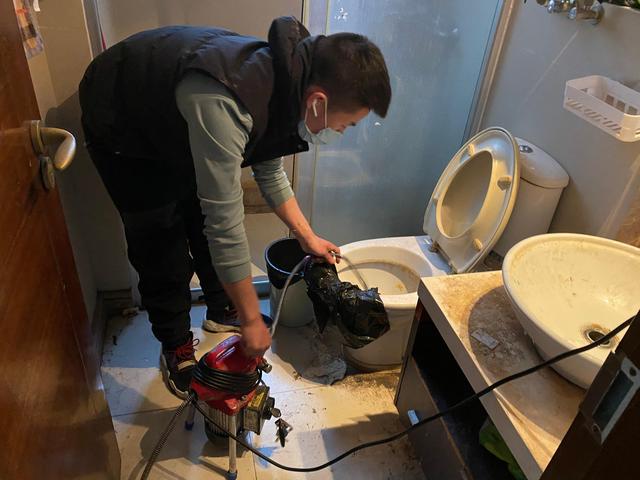 克山马桶疏通-疏通下水道